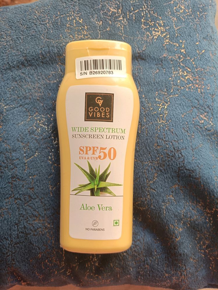 Good Vibes Sunscreen Lotion SPF 50