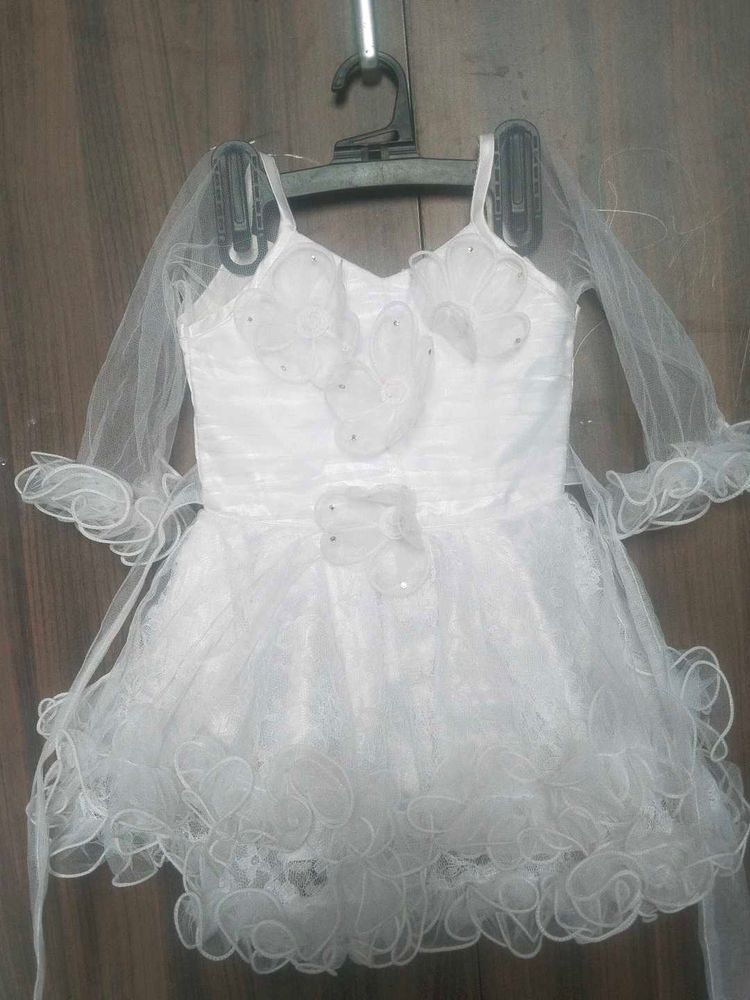 Amazing White Colour Frock