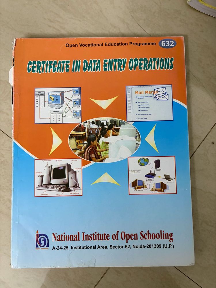 Data Entry Certificate Book