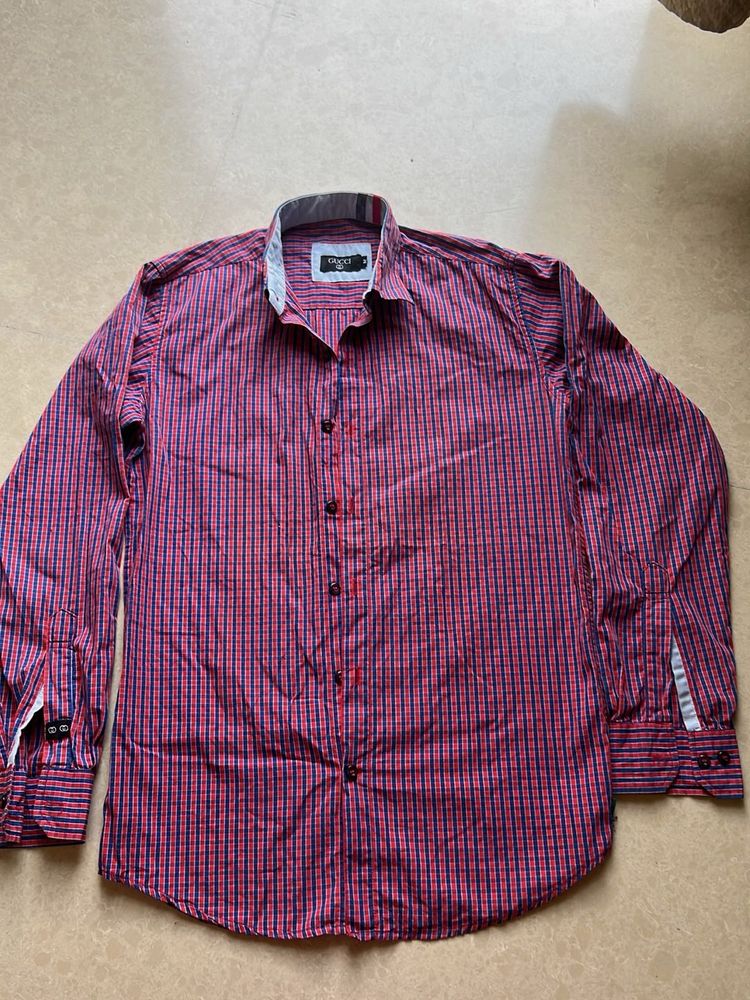 Checked Dress Shirt