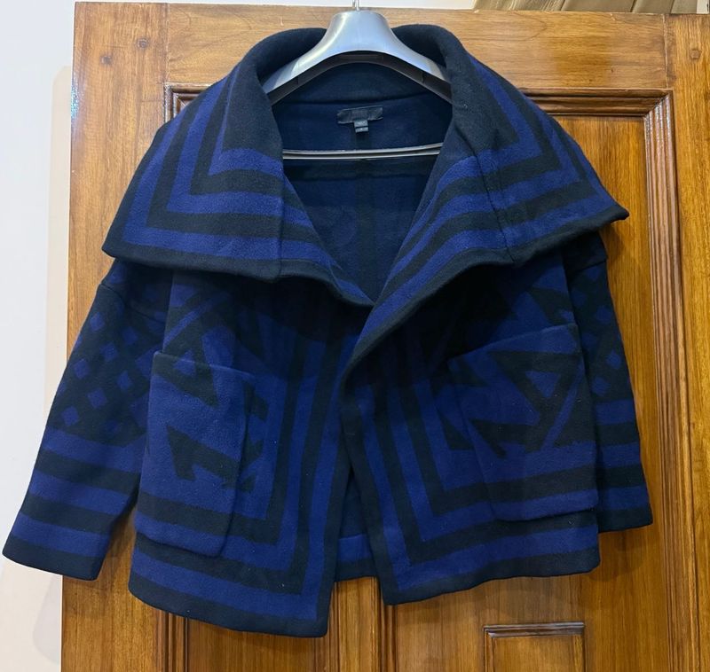 burberry  Patterned Wool shrug