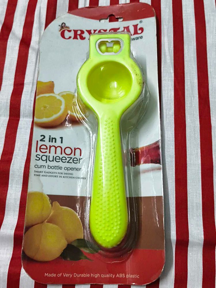 2 in one Lemon Squeezer &amp; Bottle Opener