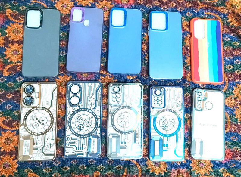 10 Pieces Stylish Design Mobile Covers