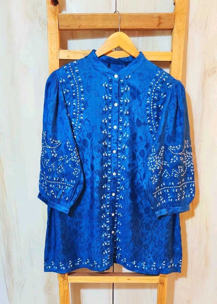 Embroidery Work Long Top Size-40
