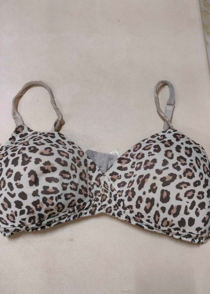 Leopard Print Bra