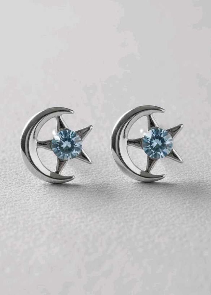 Moon &amp; Star Earrings