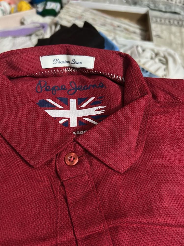 Pepe Jeans Red Polo Shirt