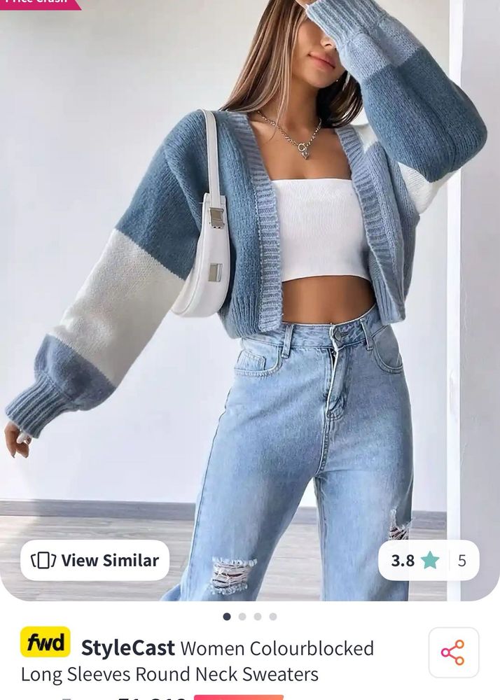 StyleCast Colourblock Cardigan