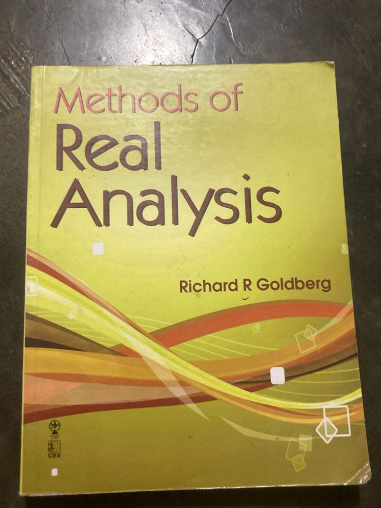 Methods Of Real Analysis By Richard R Goldberg