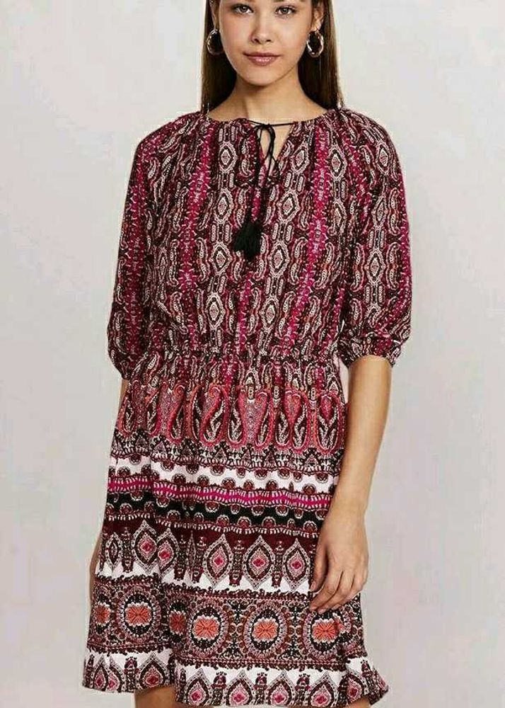 Boho Print Dress