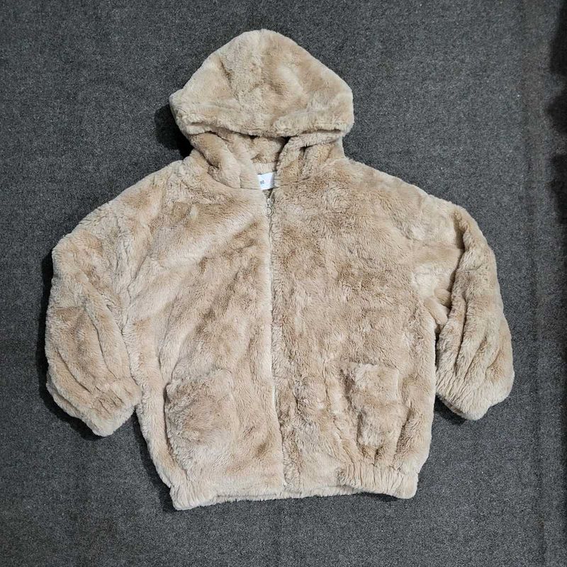 Faux Fur Hoodie