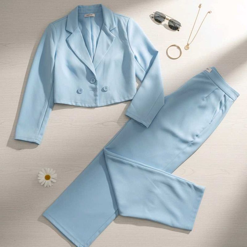 Kotty Blue Formal Coord Set