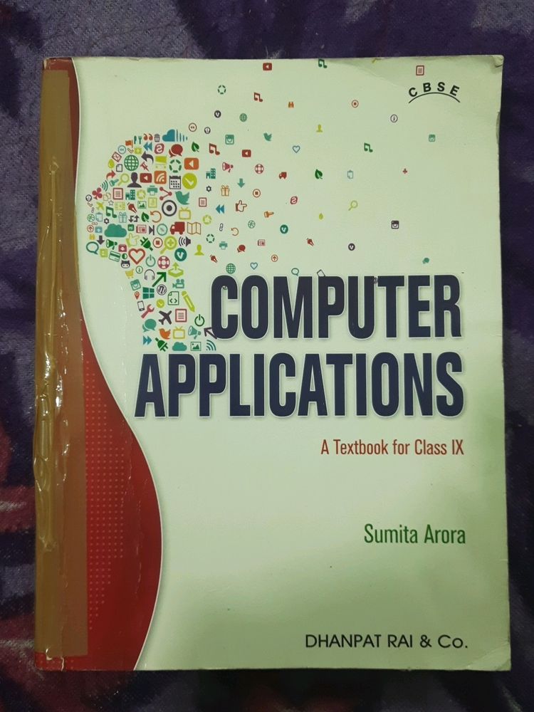 Class 9 Computer Book (Sumita Arora By Dhanpat Rai