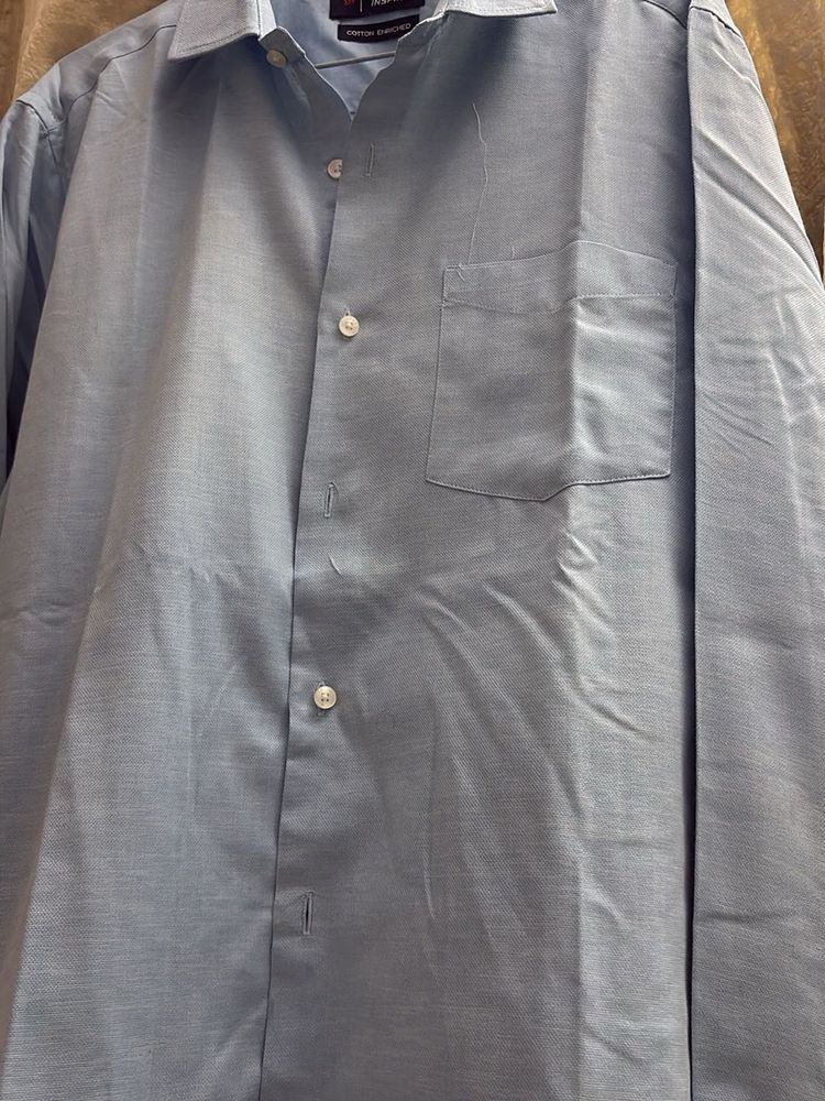 Men&#39;s Blue Shirt Full sleeve