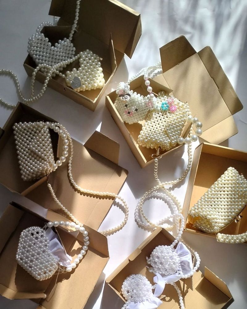 Pearl Beaded Handbags