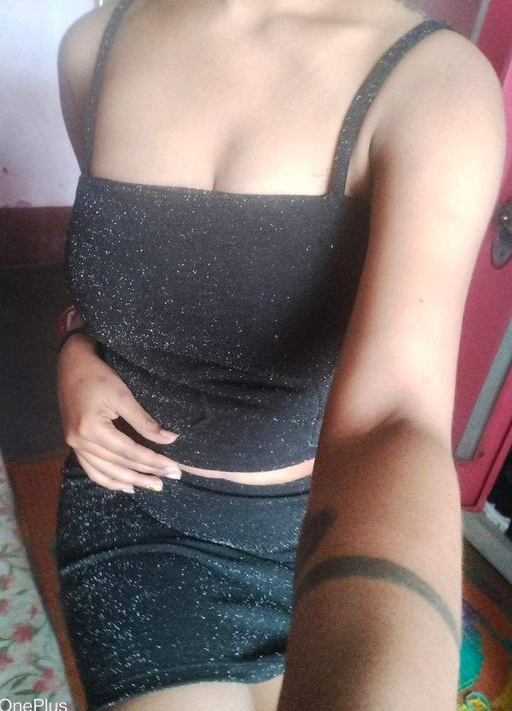 Sparkly Black Two-Piece Set🖤✨