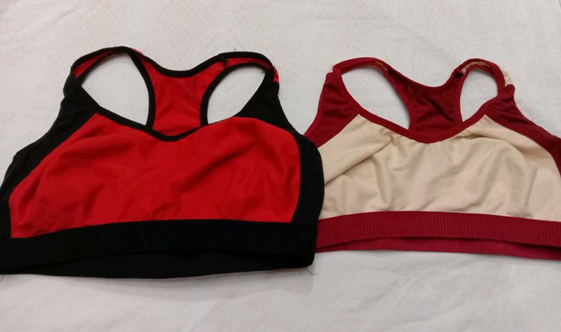 2 Racerback Sports Bras