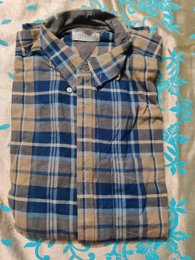 Callino Cotts Wool Shirt For Men ( 3xl)