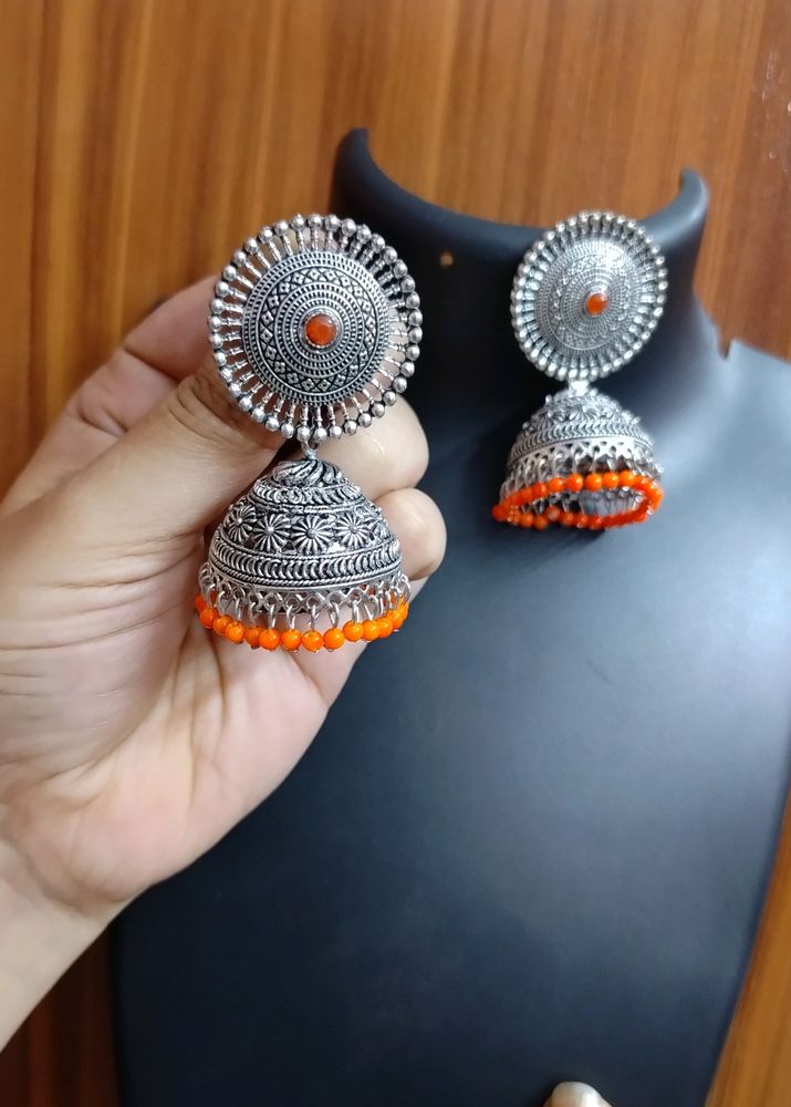 New Oxidised Earrings