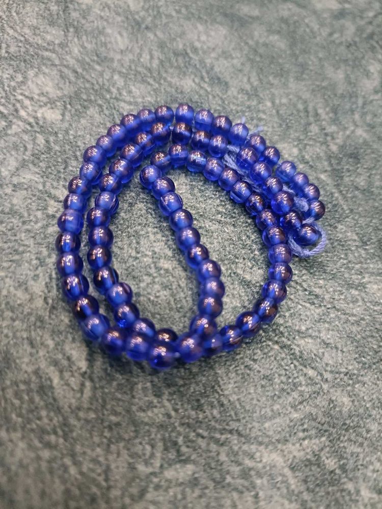 Cobalt Blue Bead Strand