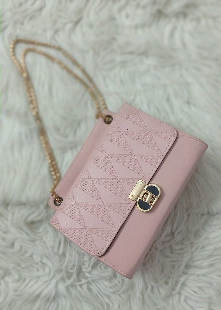 Chic Pink Crossbody Bag