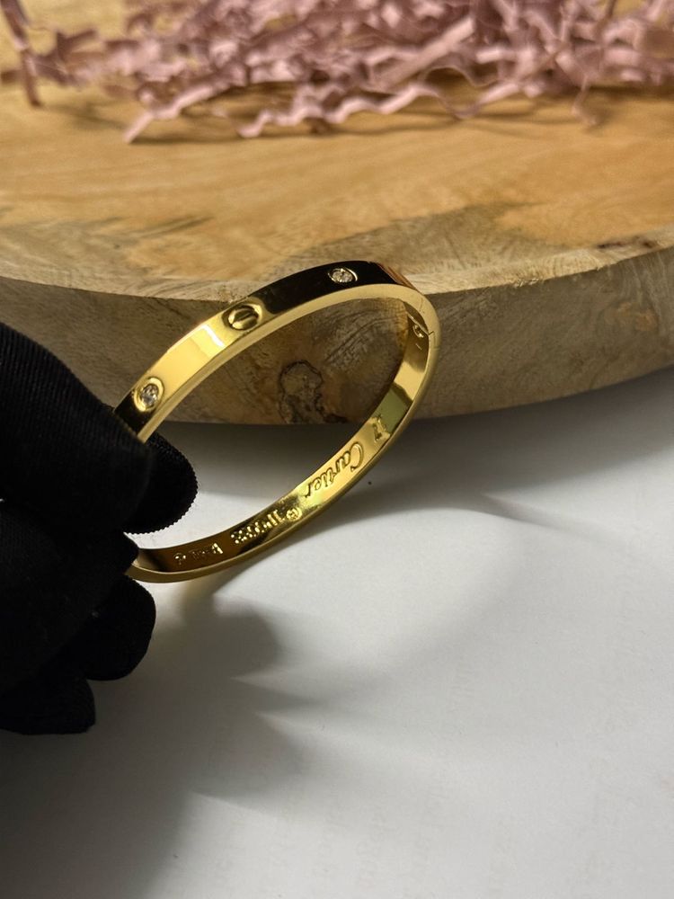 Cartier Anti Tarnish Bangle/Handcuff/Kada