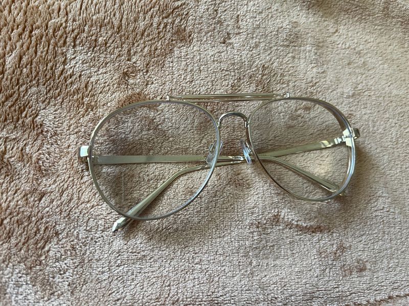 Vintage Aviator Clear Sunglasses