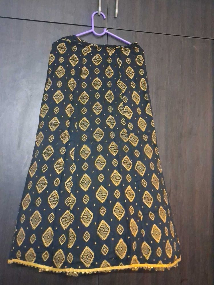 Ethnic Print Skirt