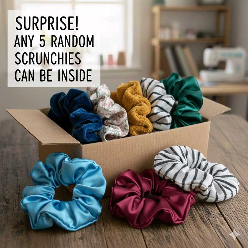Scrunchie Grab Bag: 5 Random Pieces!