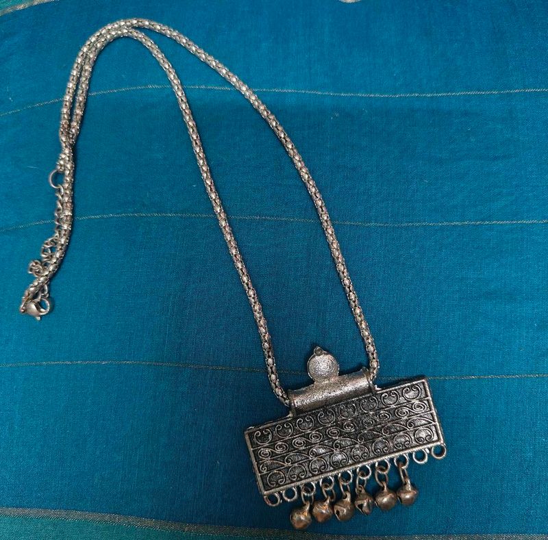 Navratri Oxidised Necklace