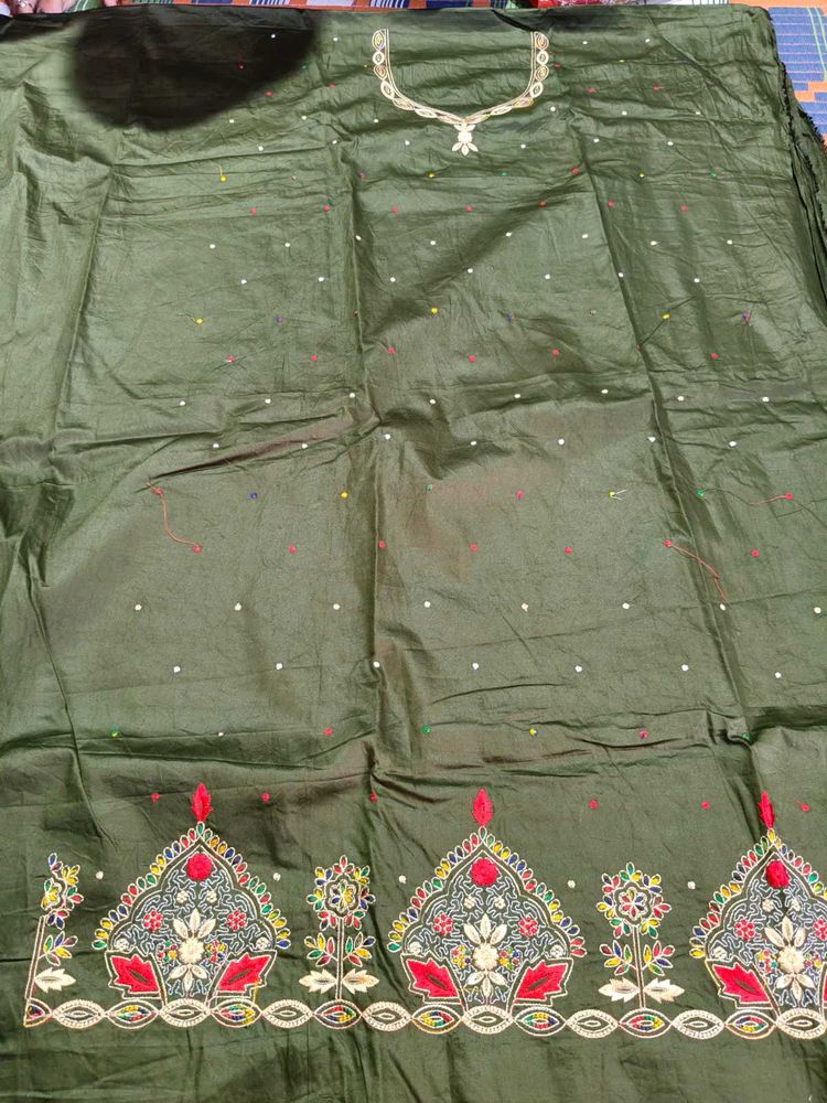 Glace Cotton Suit