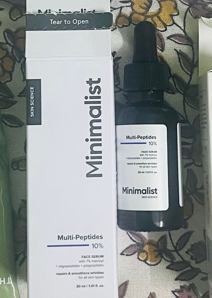 Minimalist Multipeptide Serum