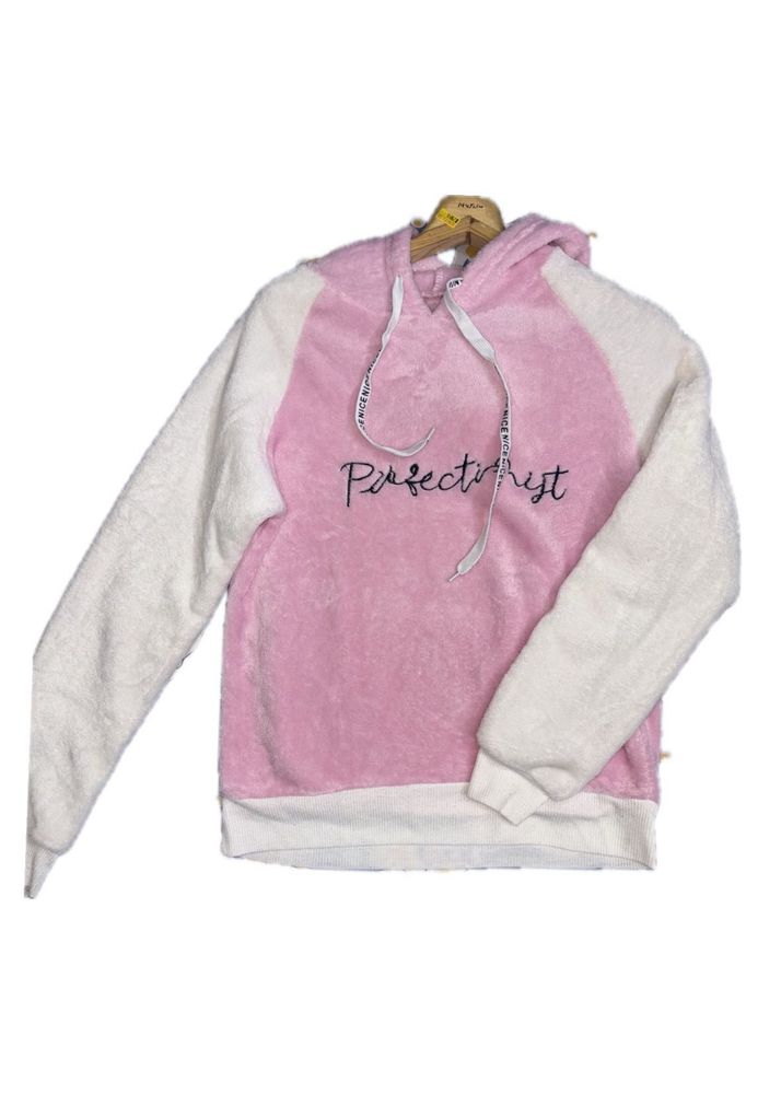 Pink Fluffy Hoodie