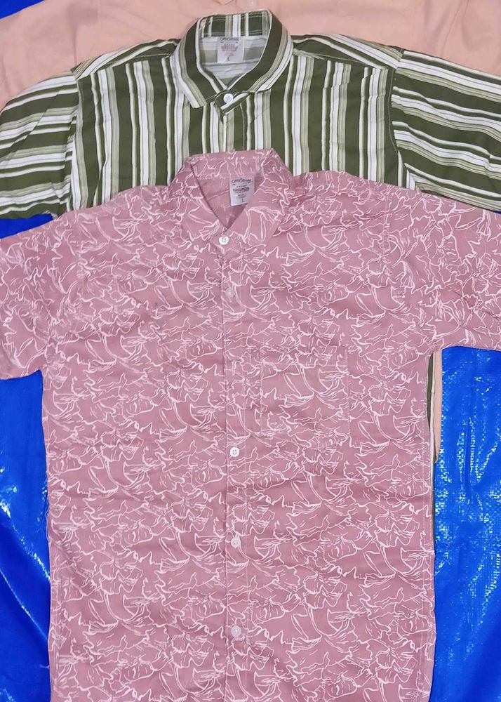 Men Shirts Full Sleeve With Pocket .Combo Of Three