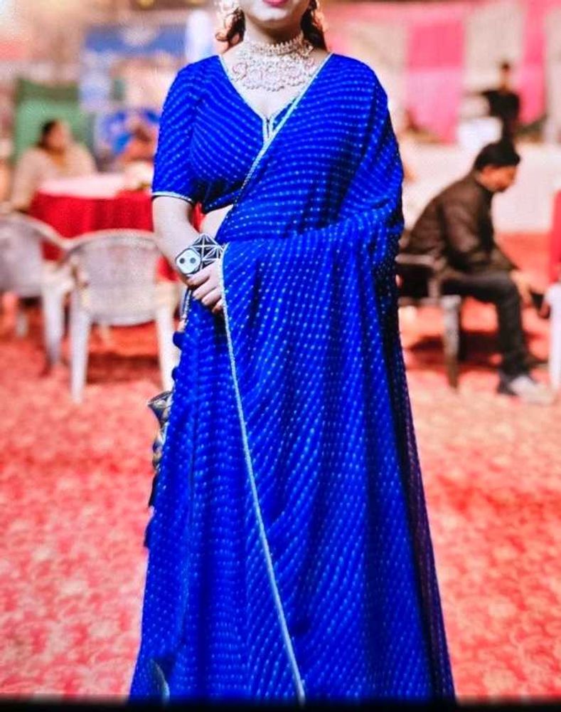 Elegant Blue Indian Dress