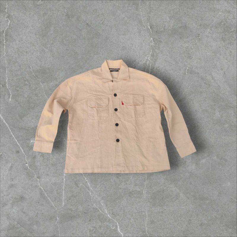 Levi's Beige Button-Down Shirt