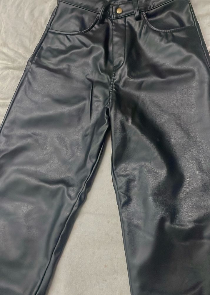 leather jeans