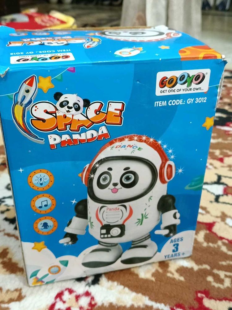 Space Panda Robot Toy working
