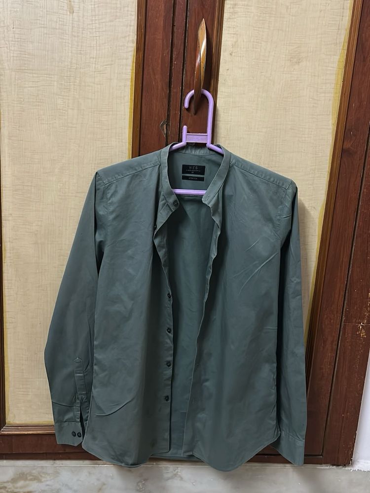Stylish Olive Green Shirt