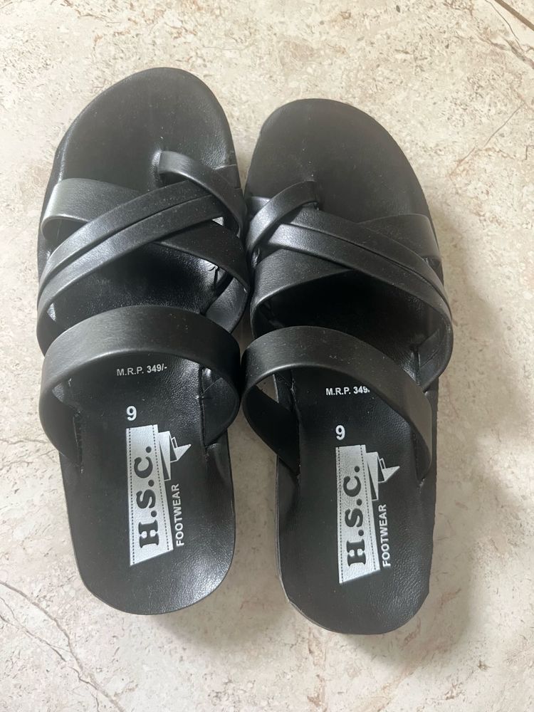 Black Casual Flip Flops