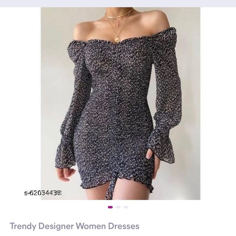 Floral Off-Shoulder Mini Dress