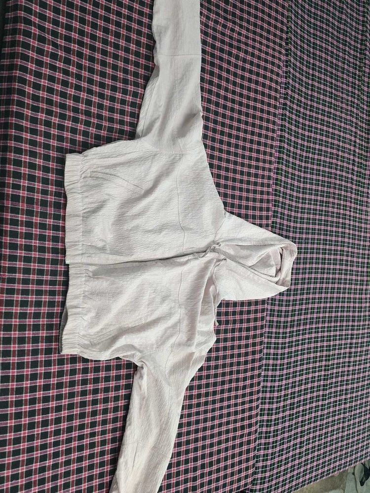 Casual Crop Top with Hood