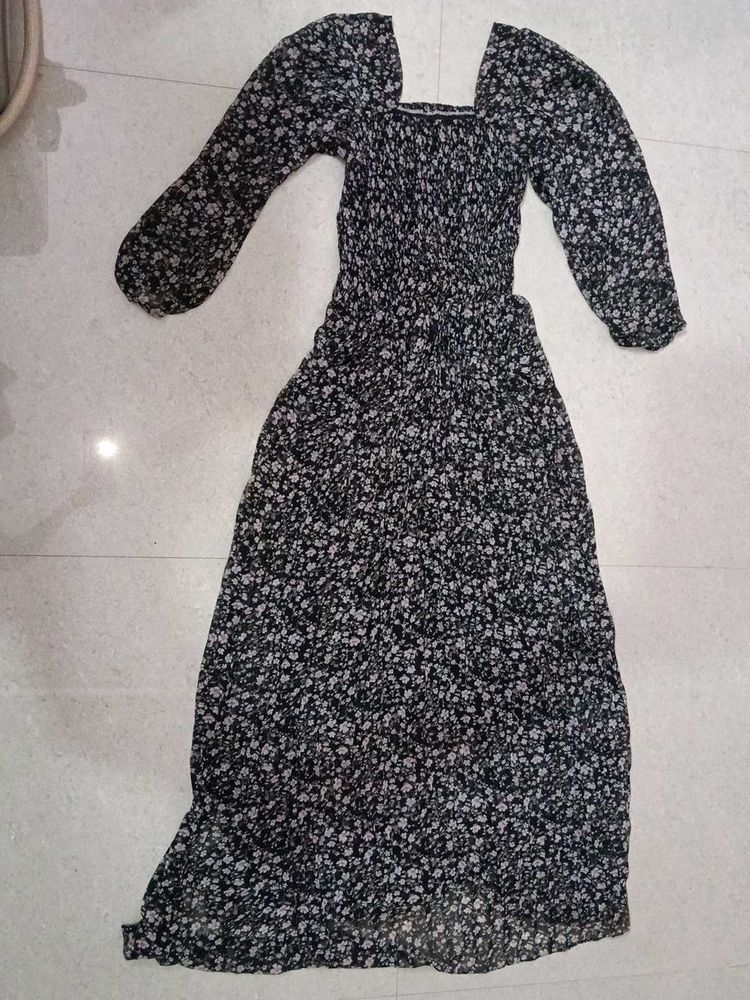 Floral Print Maxi Dress