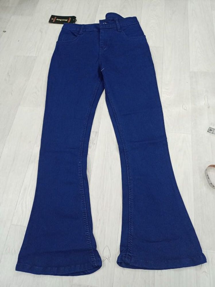 Blue Flared Jeans