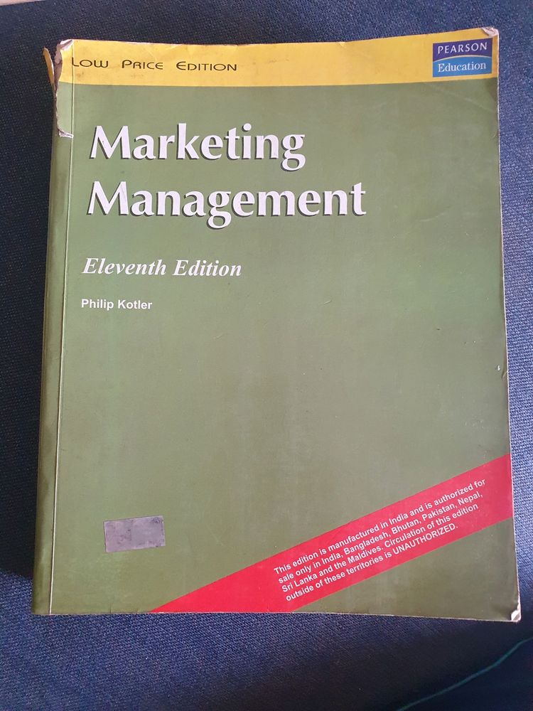 Marketing Management By Philip Kotler 11th Edition