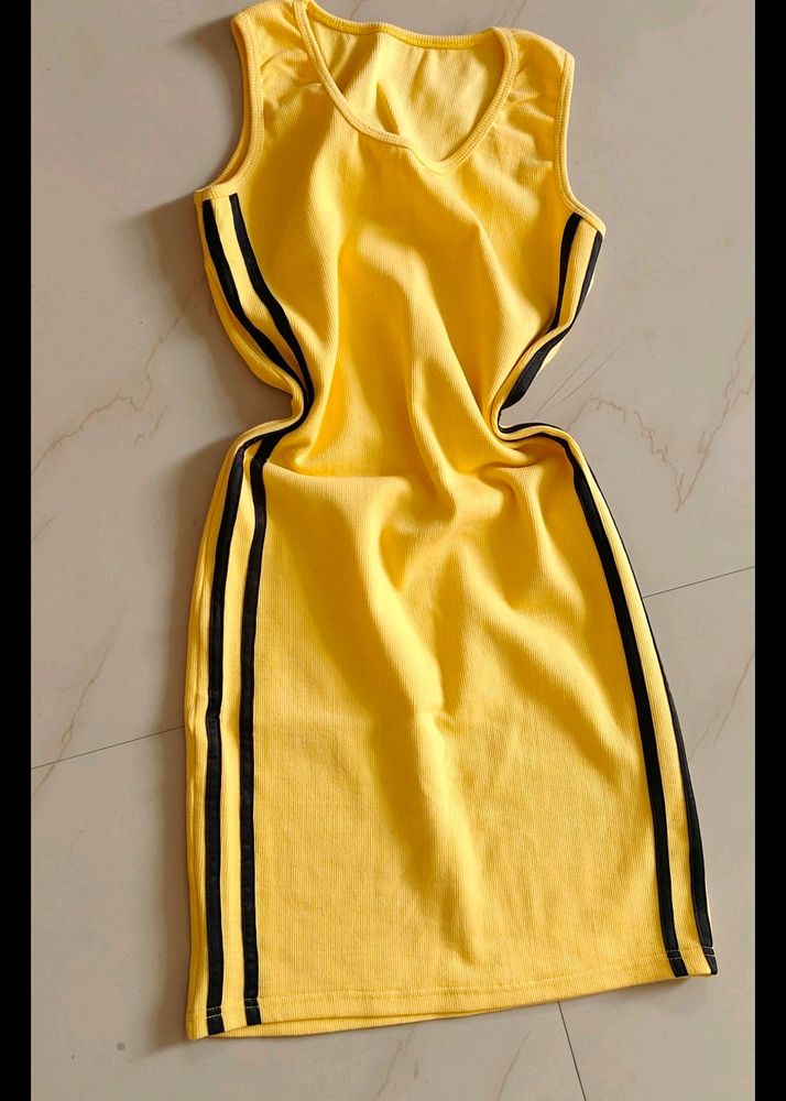 Yellow Bodycon Dress