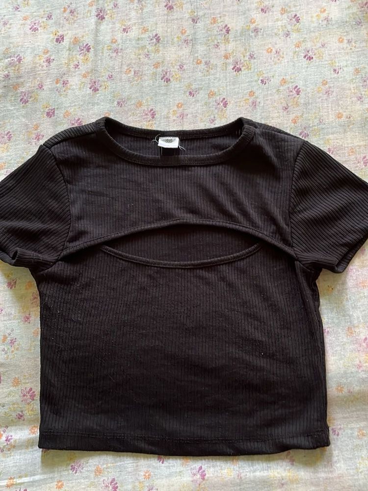 Black Crop Top