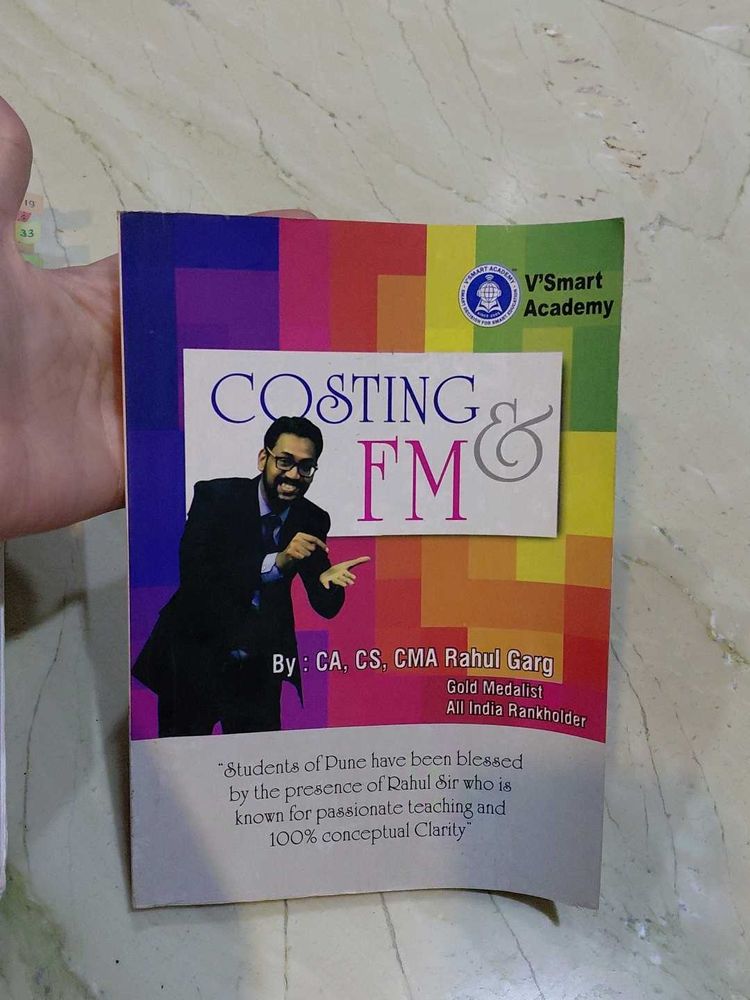 CA IPCC Intermediate Costing &amp; FM Theory Book by R