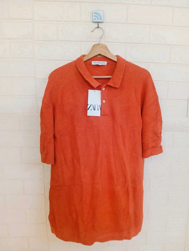 Orange Polo T-Shirt