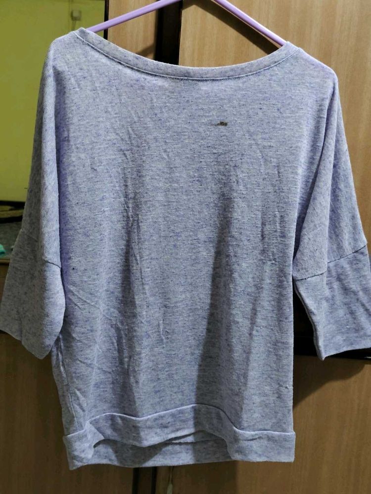 Lavender Batwing Sleeve Top